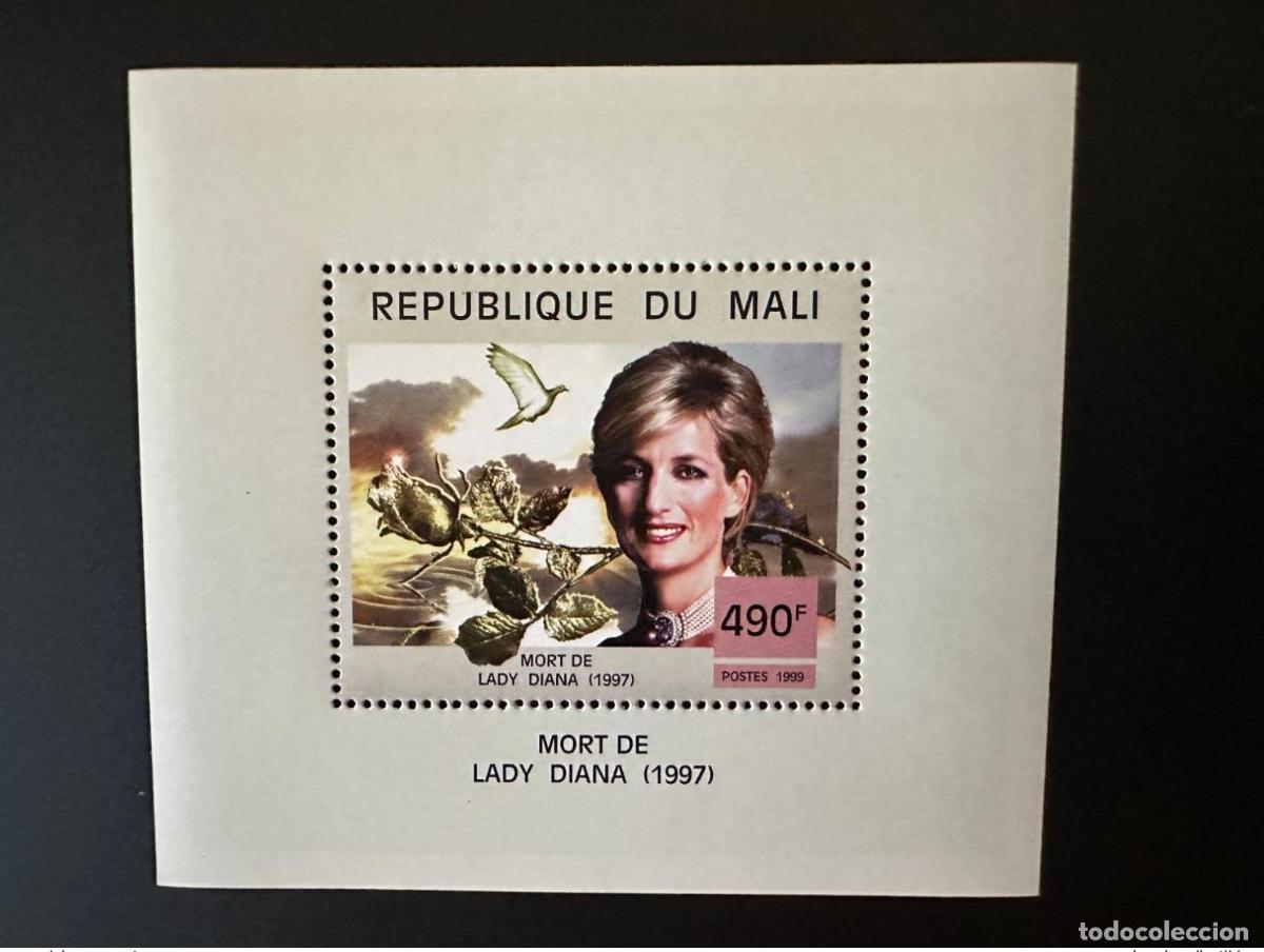 Sellos: Mal&iacute; 1999 Mi. Bl.2248 Edificio de lujo Lady Diana Spencer Gales Dove