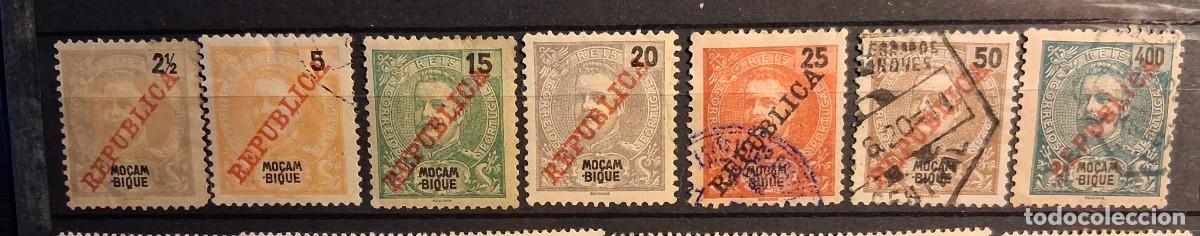 Sellos: MOZAMBIQUE, 1911, CAT.YT. 105,106,108,109,110 ,111 Y 117.