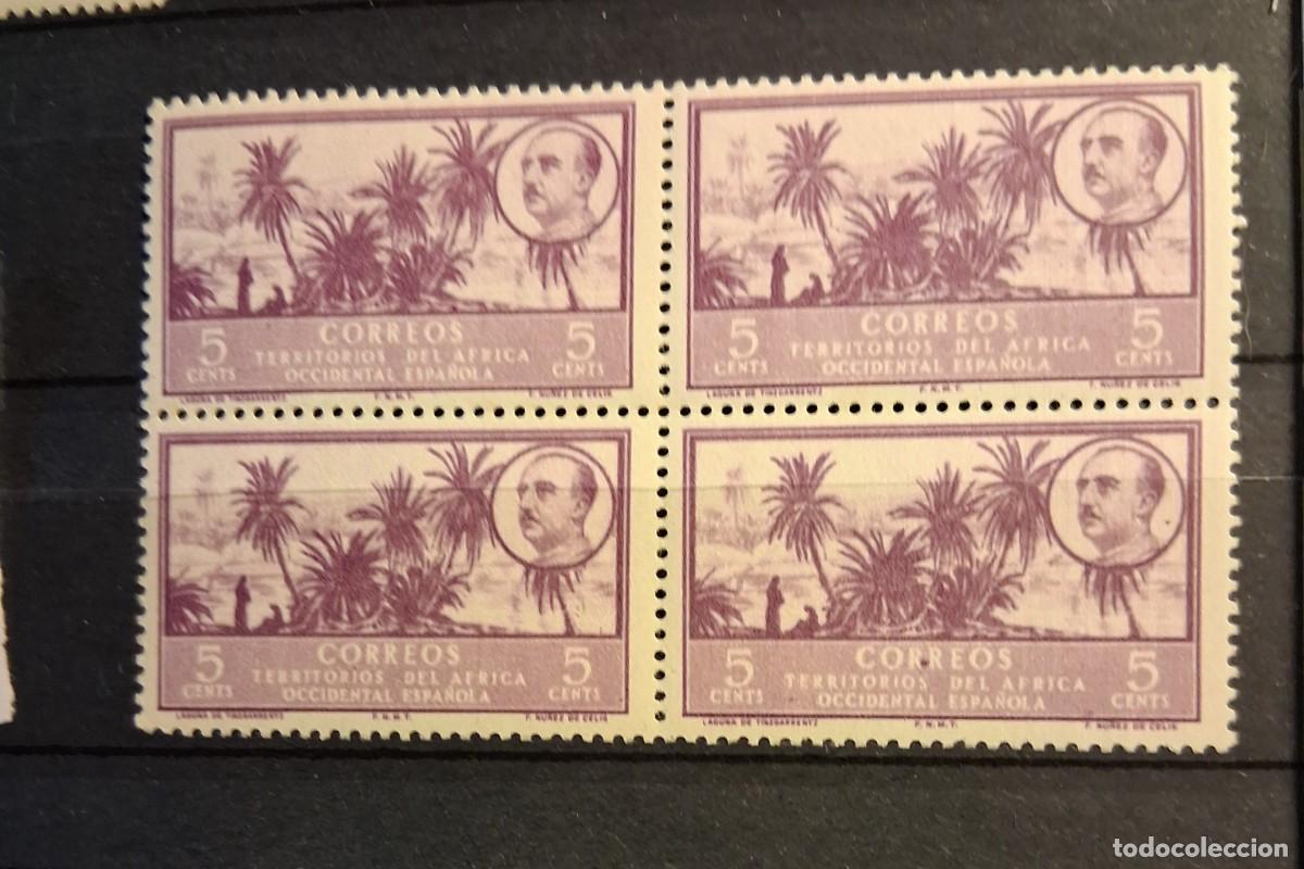 Sellos: &Aacute;FRICA OCCIDENTAL ESPA&Ntilde;OLA, 1949, CAT.EDIFIL AO 4.