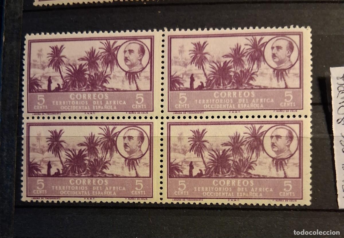 Sellos: &Aacute;FRICA OCCIDENTAL ESPA&Ntilde;OLA, 1949, CAT.EDIFIL AO 4.