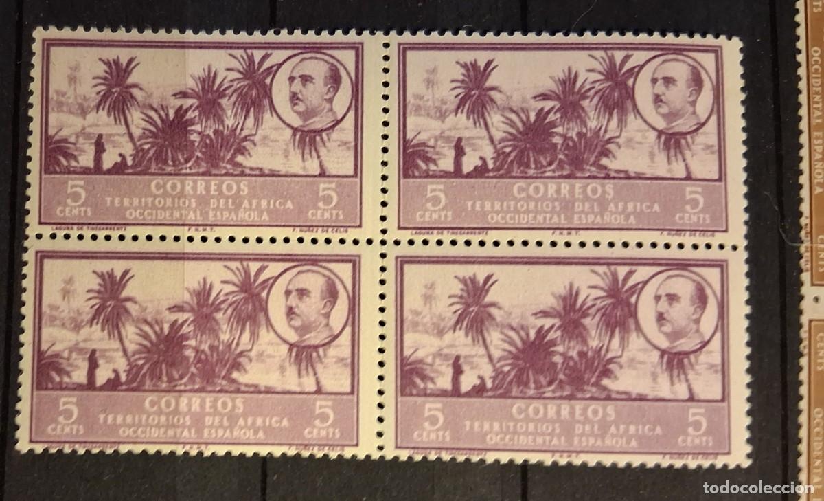 Sellos: &Aacute;FRICA OCCIDENTAL ESPA&Ntilde;OLA, 1949, CAT.EDIFIL AO 4.