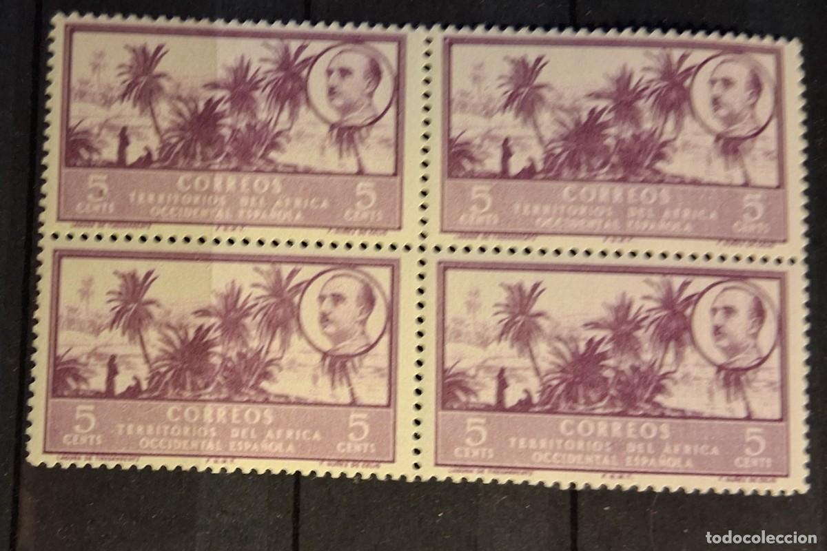 Sellos: &Aacute;FRICA OCCIDENTAL ESPA&Ntilde;OLA, 1949, CAT.EDIFIL AO 4.