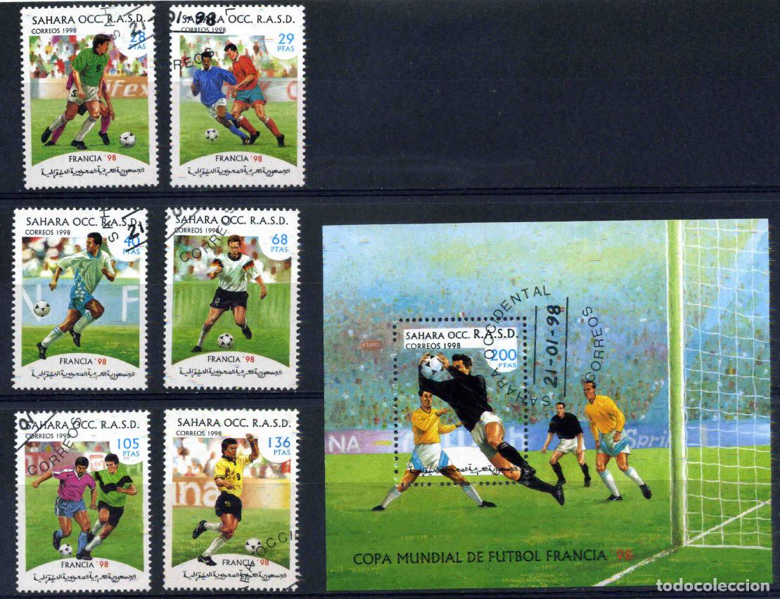 Sellos: RASD - Sahara Occ. 1998 - Mundial Francia '98
