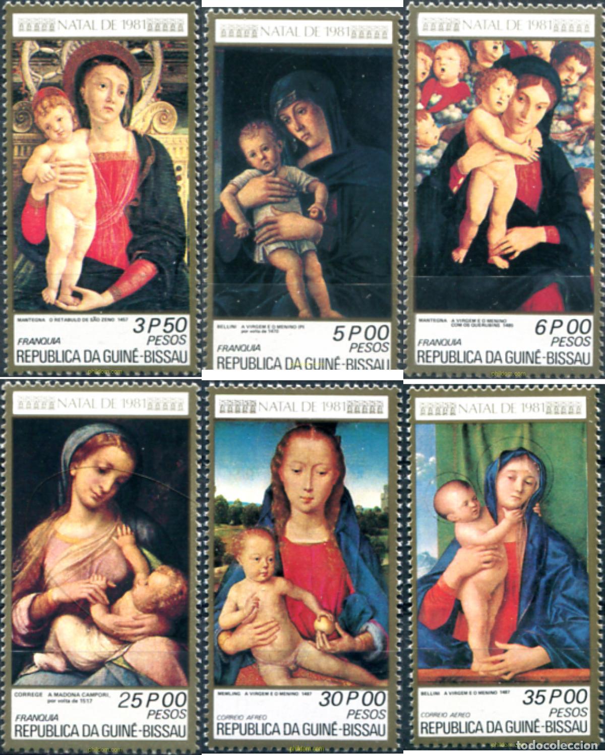 Sellos: 322186 MNH GUINEA BISSAU 1981 NAVIDAD