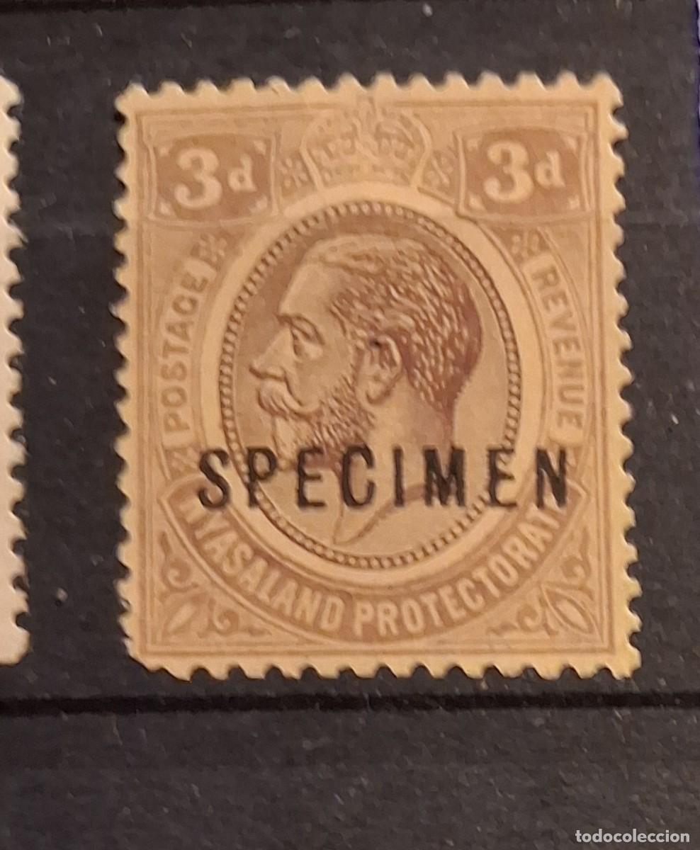 Sellos: NYASALANDIA, 1908, ESPECIMEN.