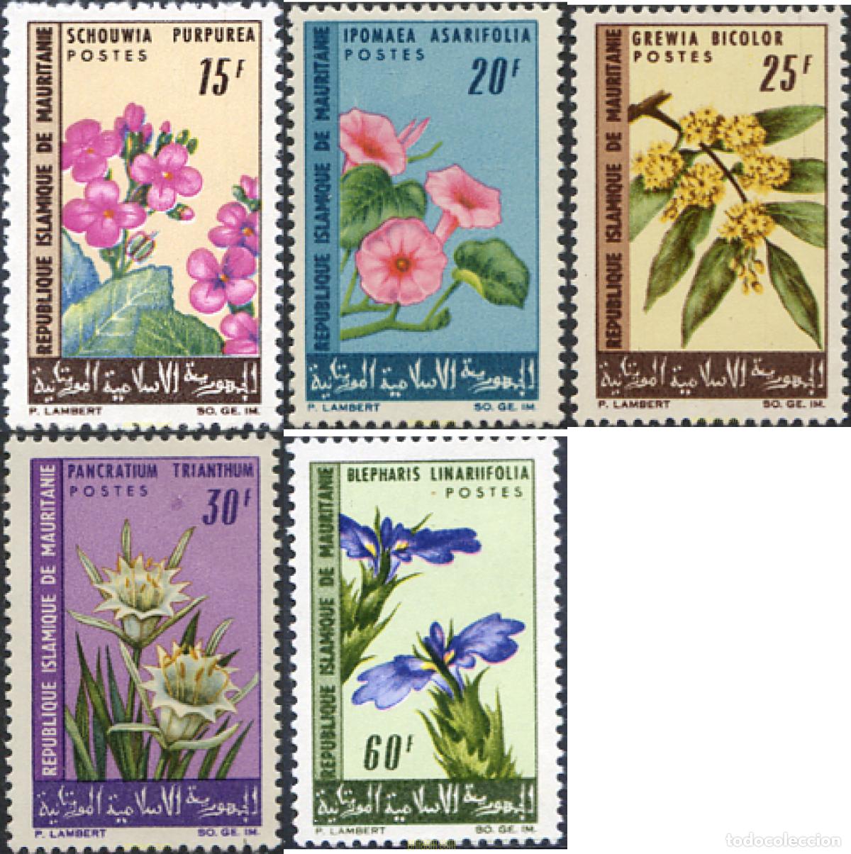 Sellos: 267300 MNH MAURITANIA 1966 FLORA