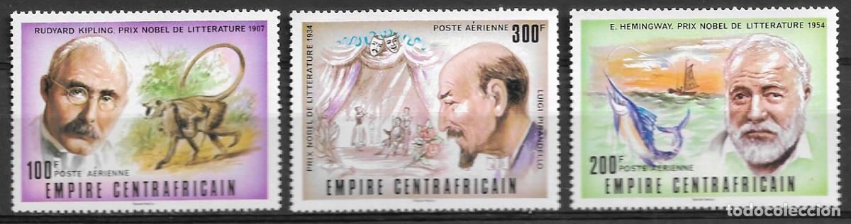 Sellos: CENTROAFRICANA 1977, Ivert A-156/58 - PREMIOS NOBEL. MNH.