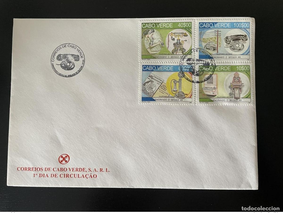 Sellos: Cabo Verde 2004 Mi. 863 - 866 FDC Tel&eacute;fono