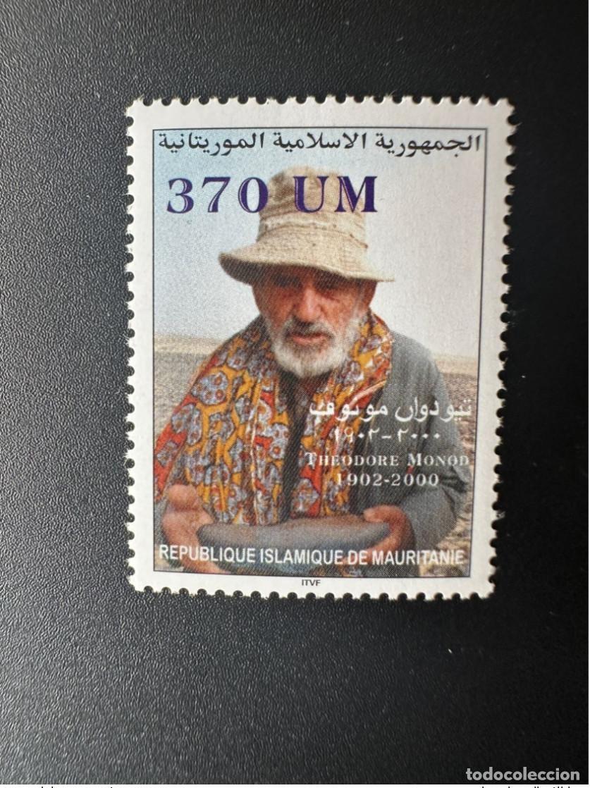 Sellos: Mauritania 2003 Mi. 1134 Th&eacute;odore Monod escritor