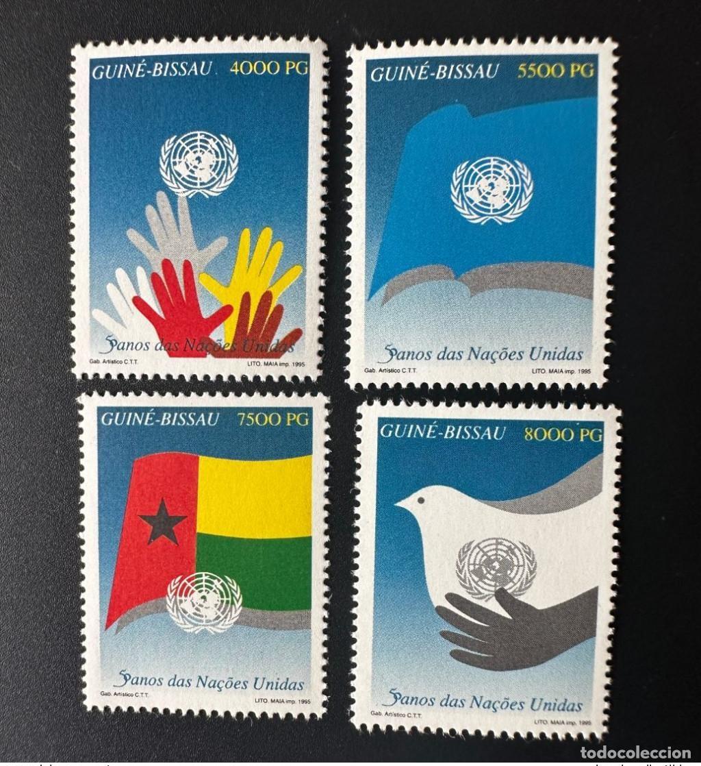 Sellos: Guinea Bissau 1995 Mi. 1224 - 1228 50 anos Na&ccedil;oes Unidas ONU Naciones
