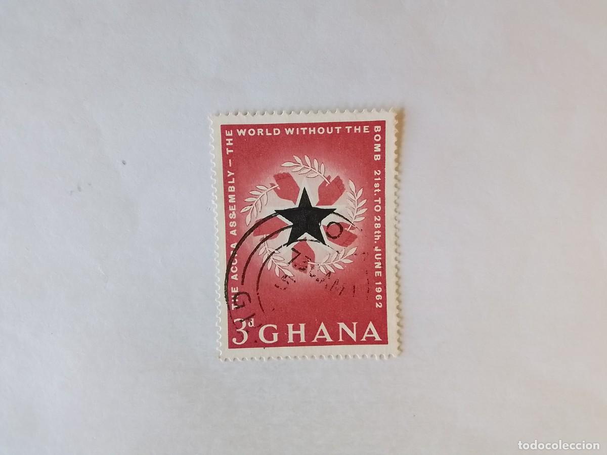 Sellos: A&Ntilde;O 1962 GHANA SELLO USADO