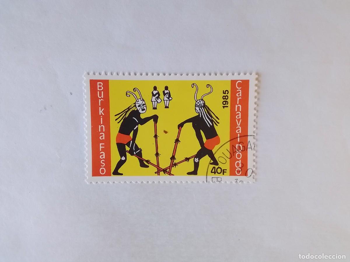 Sellos: A&Ntilde;O 1985 BURKINA FASO SELLO USADO
