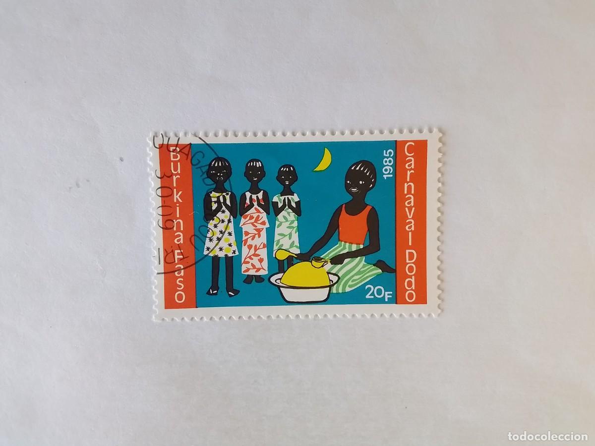Sellos: A&Ntilde;O 1985 BURKINA FASO SELLO USADO