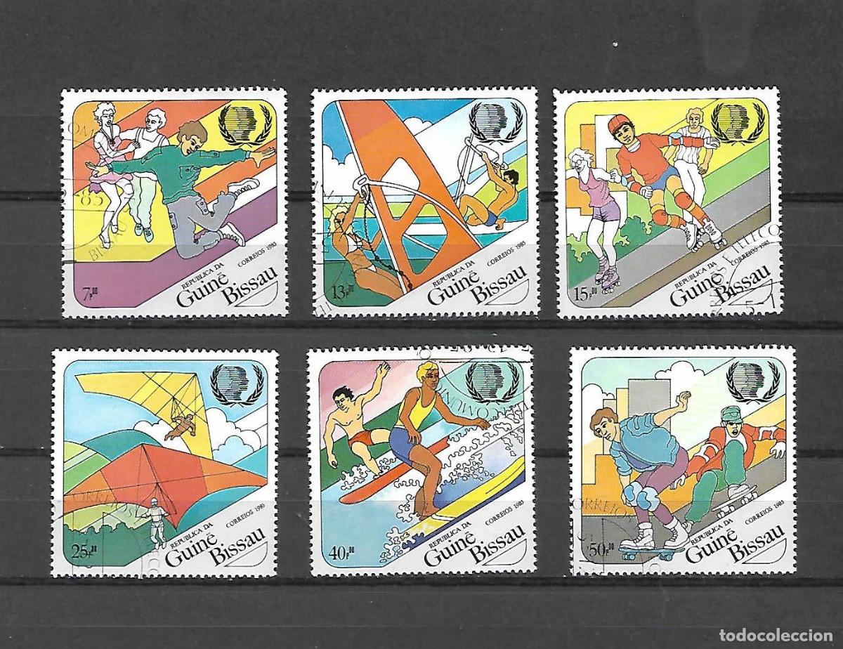 Sellos: Deportes de Juventud. Guinea Bissau. Sellos a&ntilde;o 1985