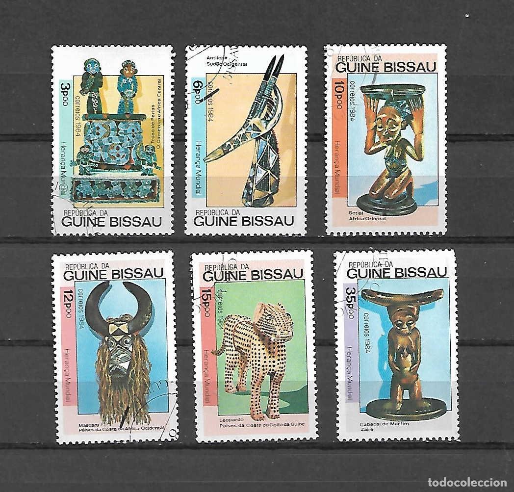 Sellos: Arte africano. Guinea Bissau. Sellos a&ntilde;o 1984