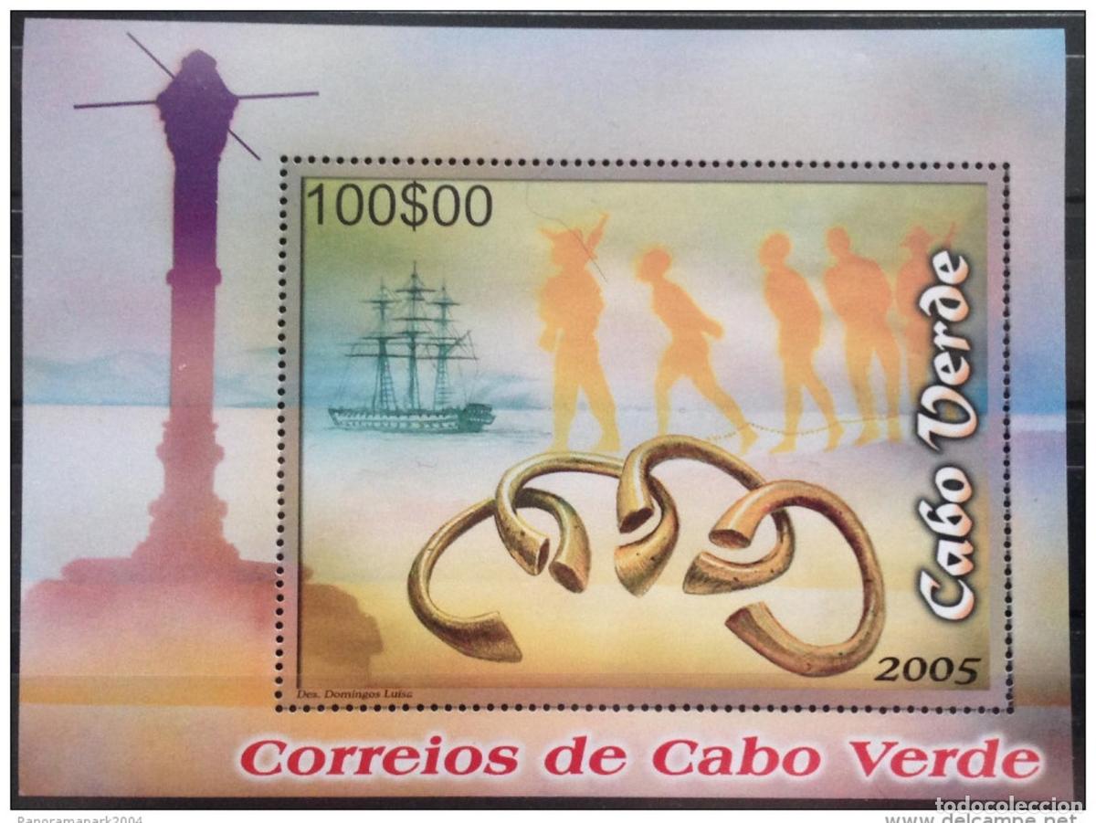 Sellos: Cabo Verde 2006 - Patrimonio Subaquatico Cultura subacu&aacute;tica Sellos gigantes MNH**