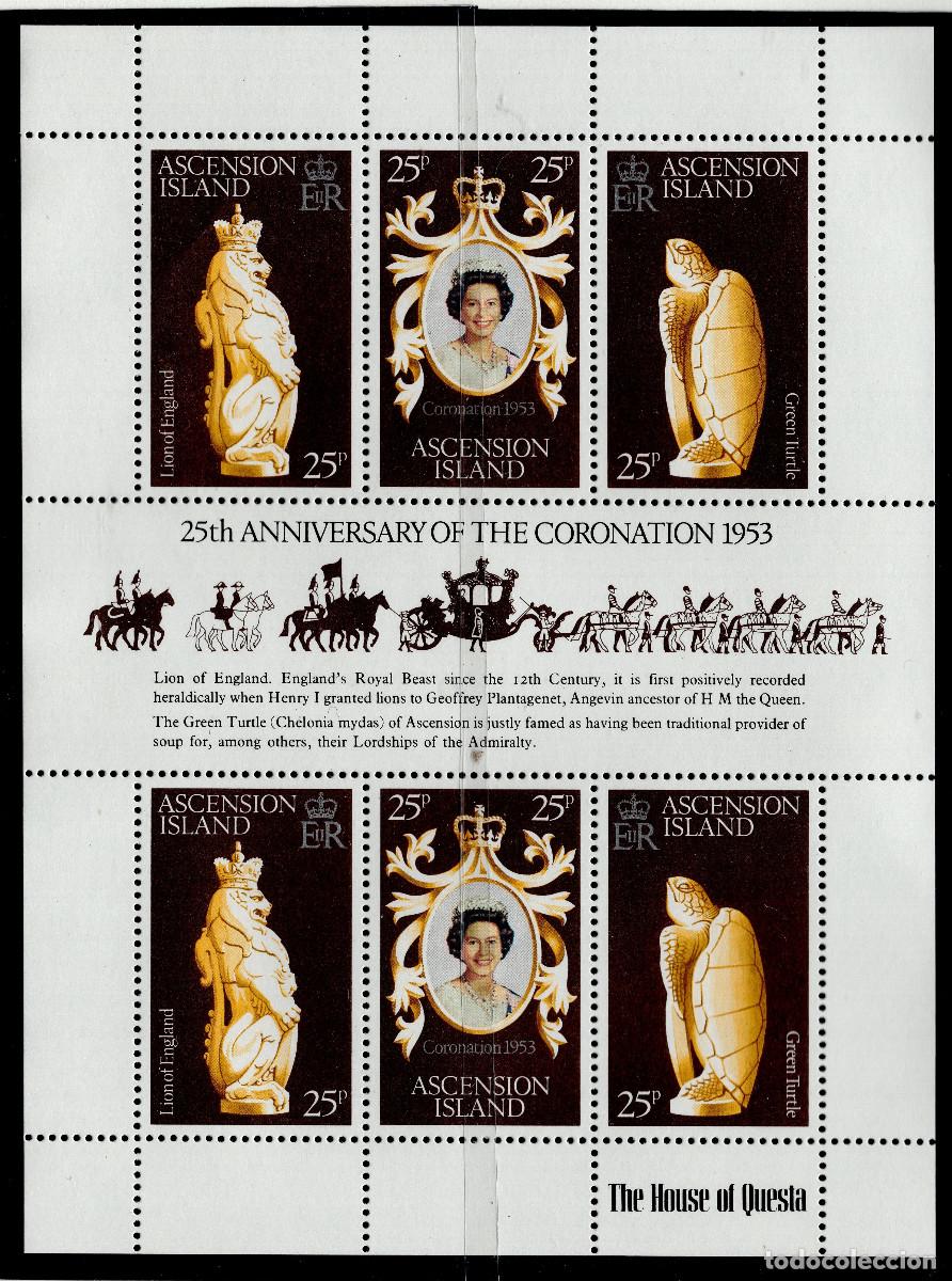 Sellos: ASCENSION ISLAND 1978 SOUVENIR-SHEET MICHEL AC 229-231KB