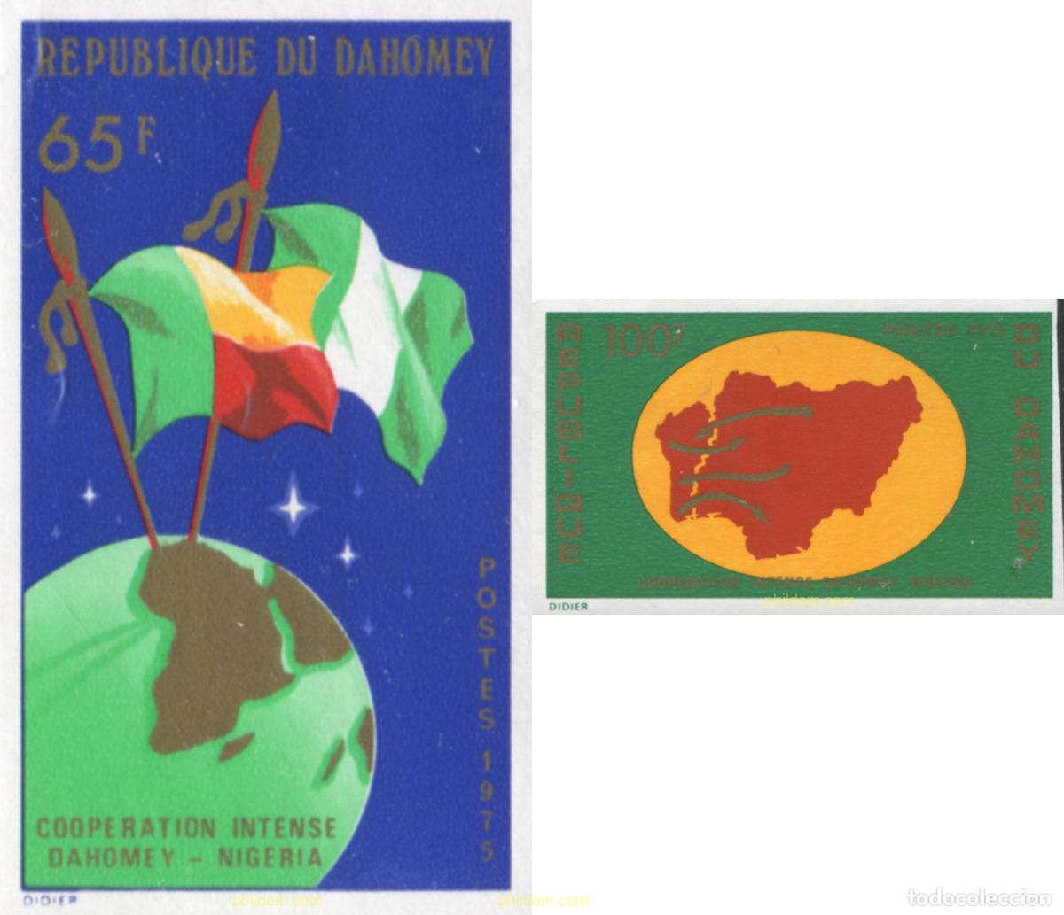 Sellos: 193507 MNH DAHOMEY 1975 COOPERACION ENTRE NIGERIA Y DAHOMEY