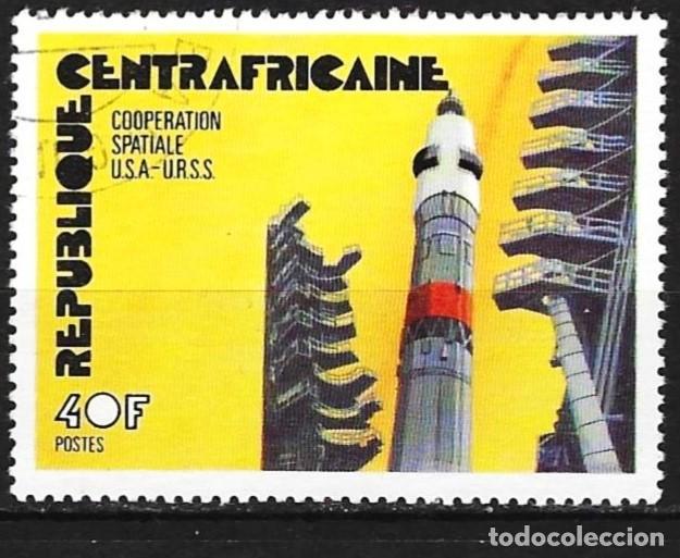 Sellos: Rep. Centroafricana 1976 - Mi 401 - YT 258 - Apollo-Soyouz