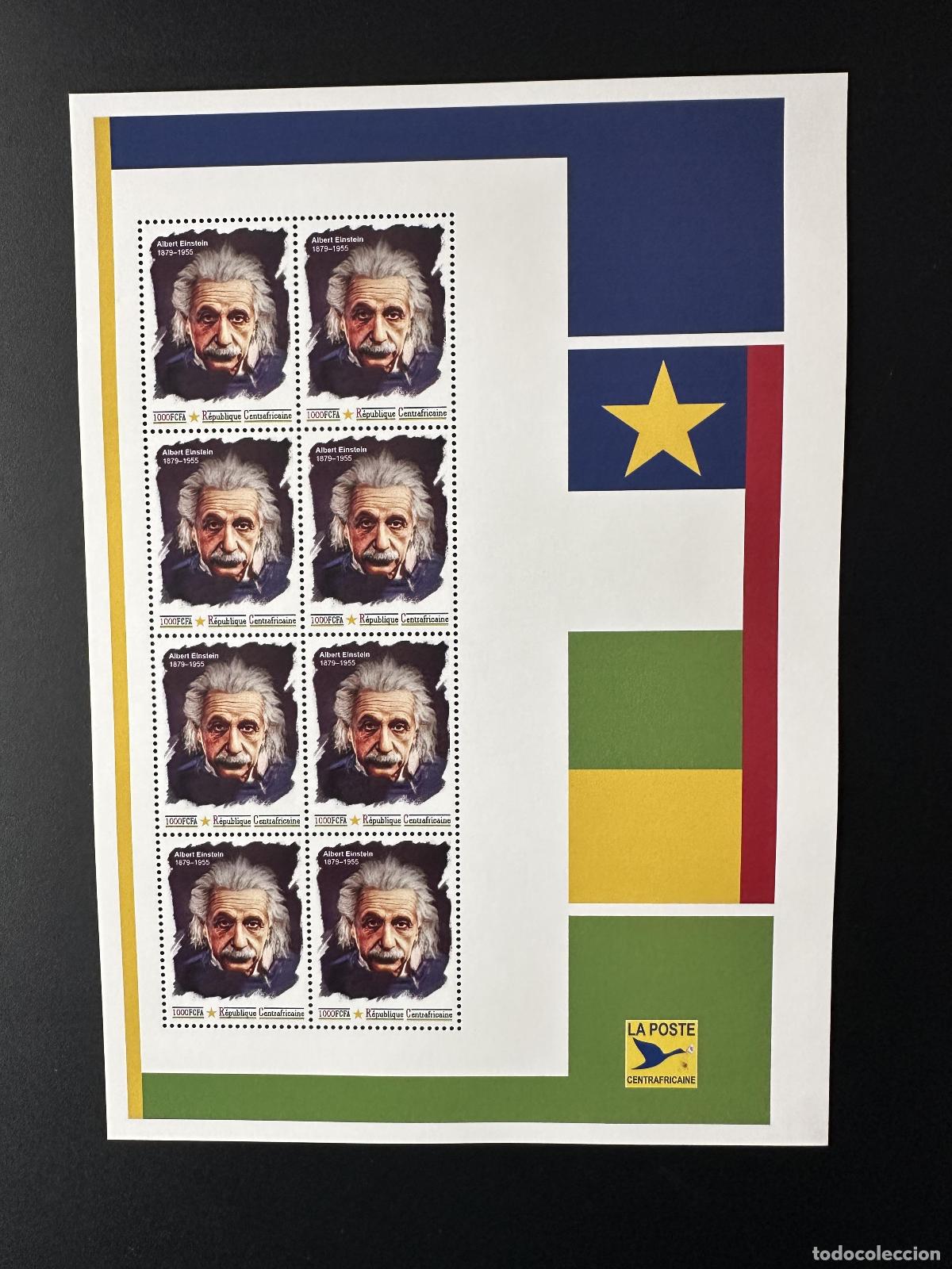Sellos: &Aacute;frica Central 2023 Mi. 16031 Personalizado Albert Einstein