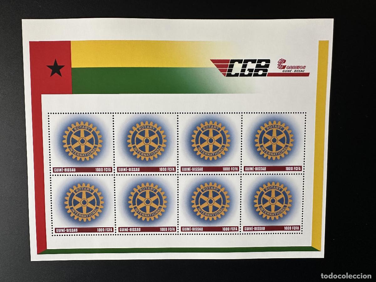 Sellos: Guinea Guinea-Bis&aacute;u 2023 Mi.? Rotary Club International personalizado
