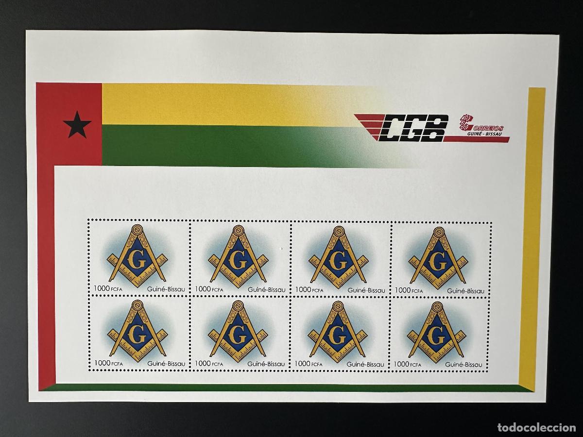 Sellos: Guinea-Bis&aacute;u 2023 Mi.? Masones personalizados: masoner&iacute;a Freimaurer