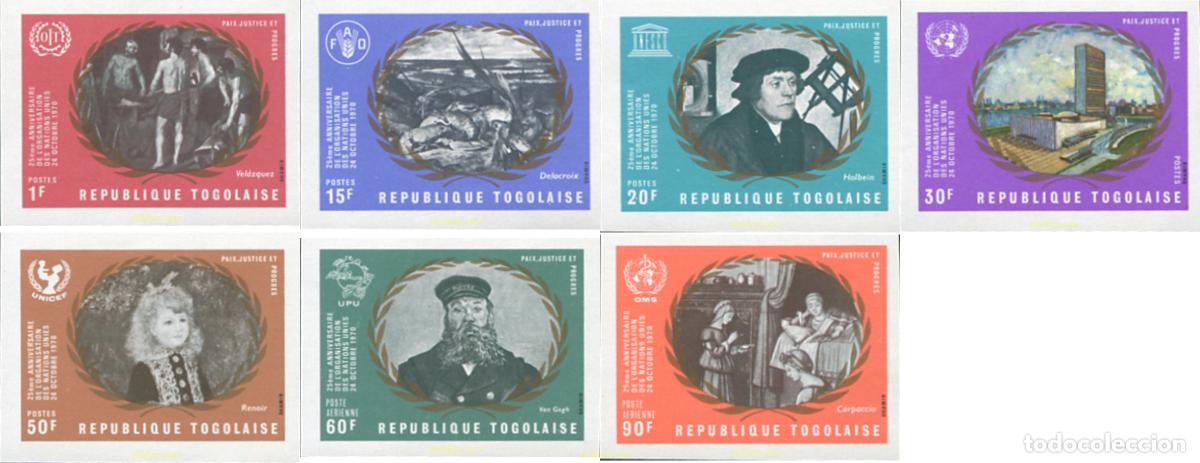 Sellos: 192470 MNH TOGO 1970 25 ANIVERSARIO DE LA ONU