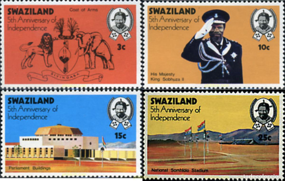 Sellos: 40185 MNH SWAZILANDIA 1973 ESTADIO NACIONAL.