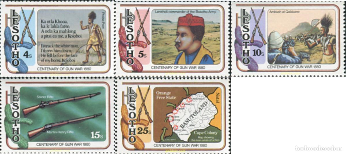 Sellos: 337801 MNH LESOTHO 1980 GUERRA