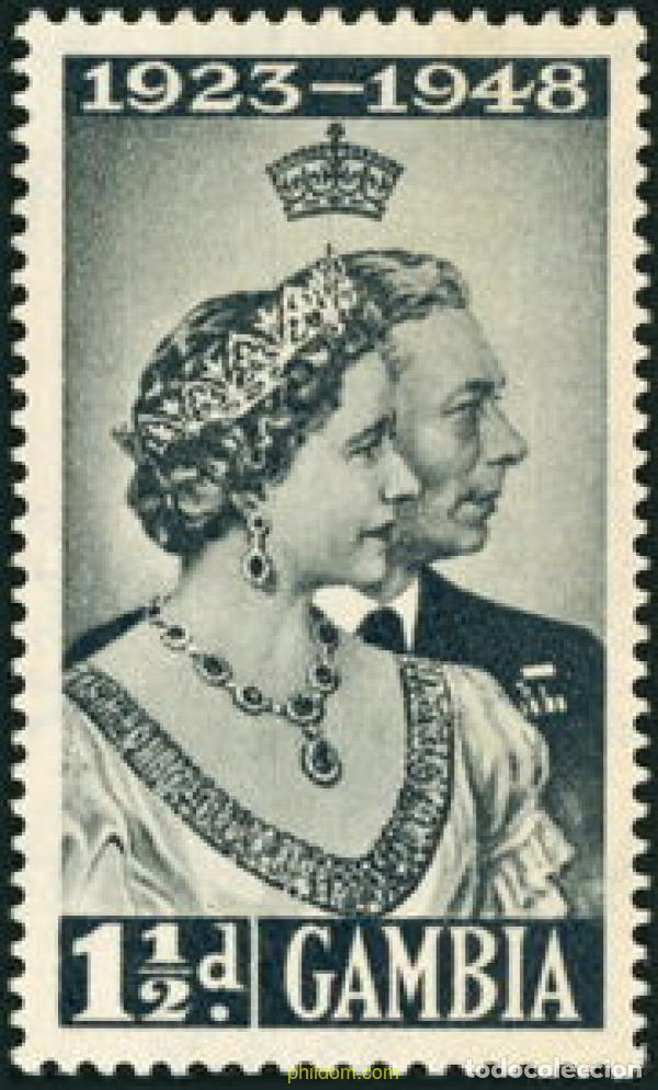 Sellos: 779251 MNH GAMBIA 1948 BODAS DE PLATA