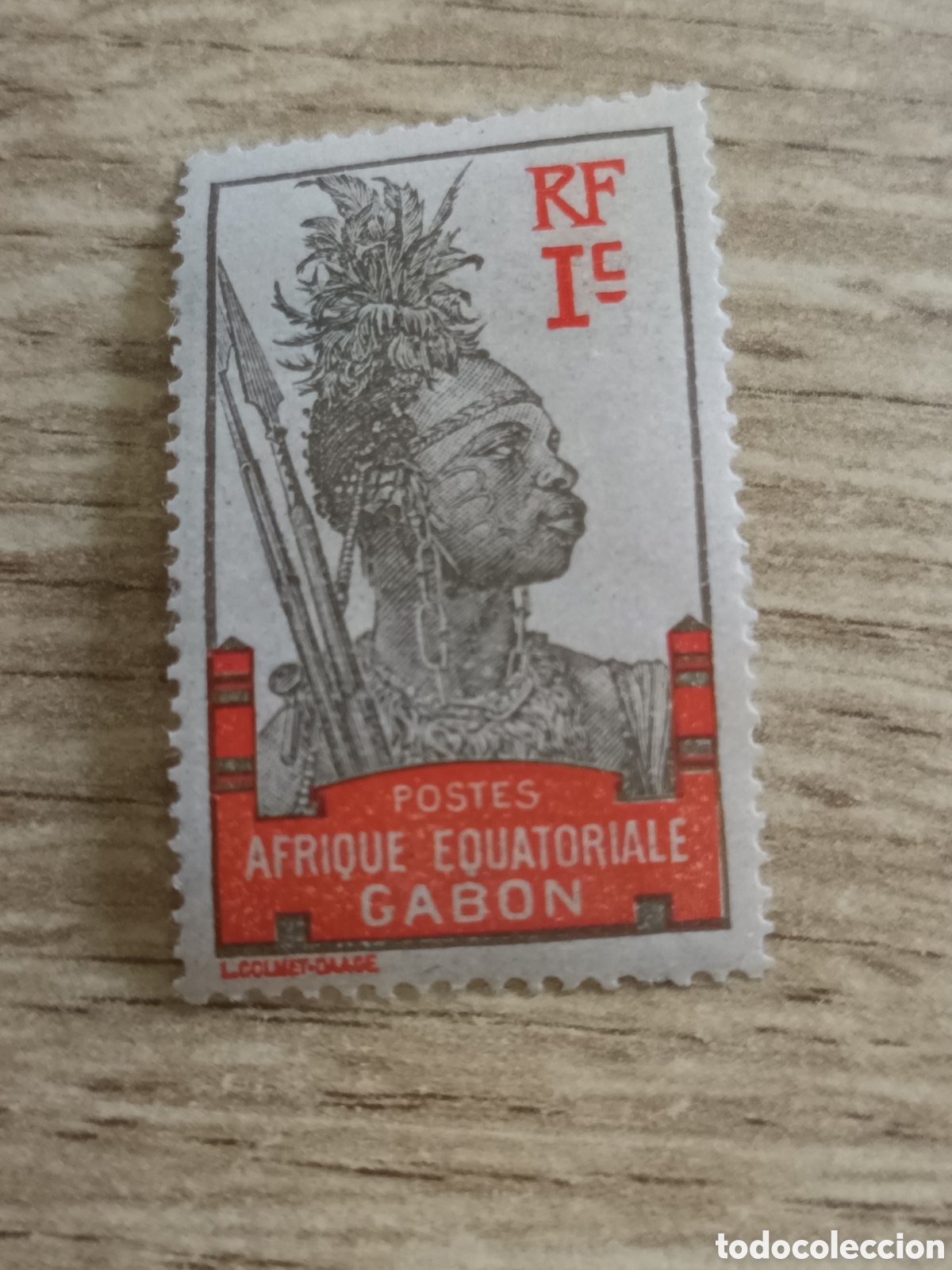 Sellos: AFRICA ECUATORIAL GAB&Oacute;N