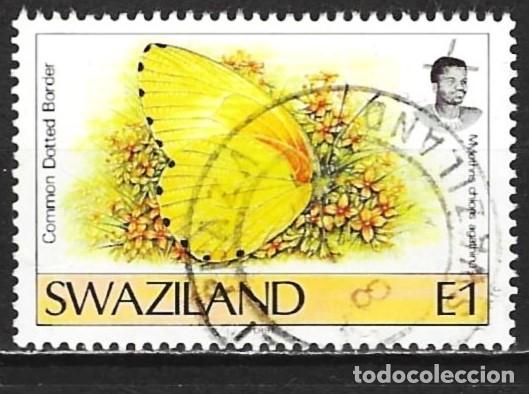 Sellos: Eswatini ( Suazilandia ) 1992 - Mi 617 - YT 610 - Mariposa