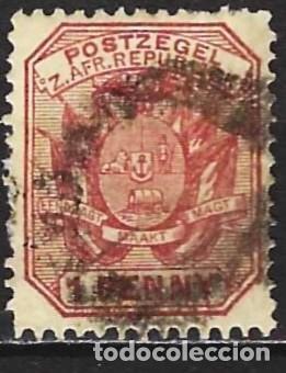 Sellos: Transvaal 1895 - Mi 36 II - YT 98 - Escudo de armas