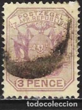 Sellos: Transvaal 1895 - Mi 38 II - YT 100 - Escudo de armas