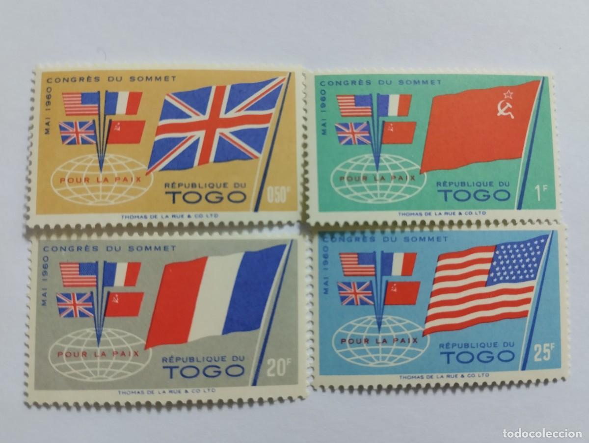 Sellos: REP&Uacute;BLICA DE TOGO, A&Ntilde;O 1960, CONFERENCIA DE PARIS, SERIE COMPLETA**MNH, YVERT 315/318