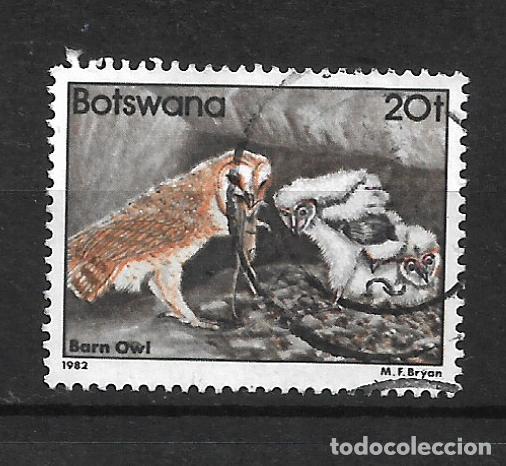 Sellos: botswana 1982 scott 313 usado aves 4.30&euro;- 4/4