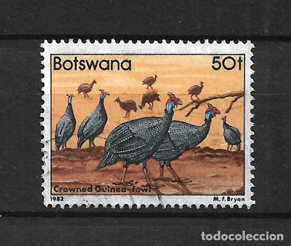 Sellos: botswana 1982 scott 318 usado aves 3&euro;- 4/4