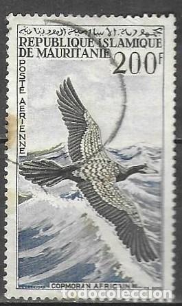 Sellos: SELLO USADO DE MAURITANIA 1964, CORREO AEREO YT 35