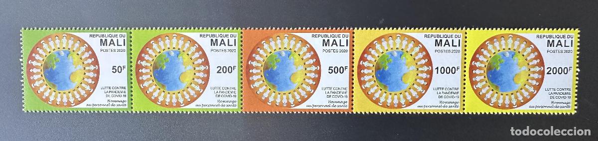 Sellos: Mali 2020 Mi. 2660 - 2664 Lucha contra la pandemia COVID-19 de coronavirus banda 5g.