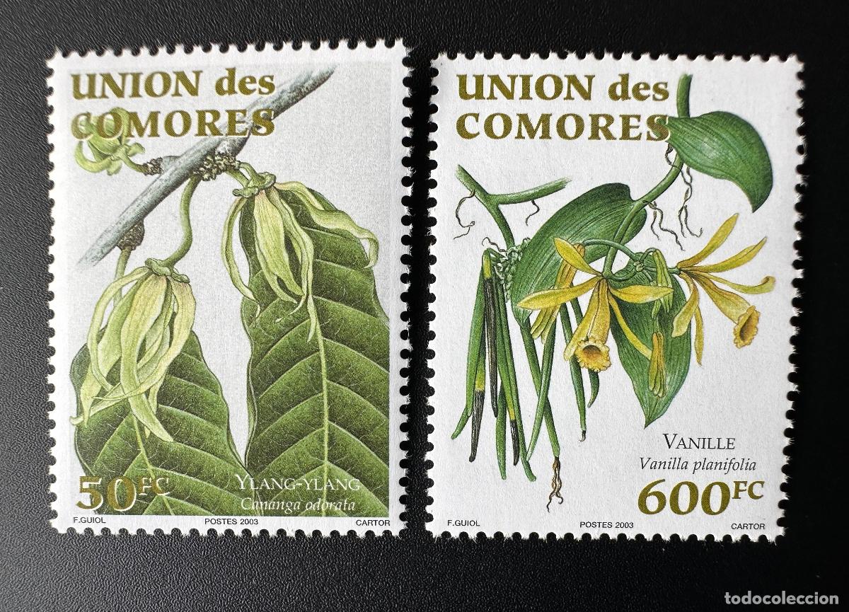 Sellos: Comoras 2003 Mi. 1791 - 1792 Vanilla planifolia Ylang-Ylang