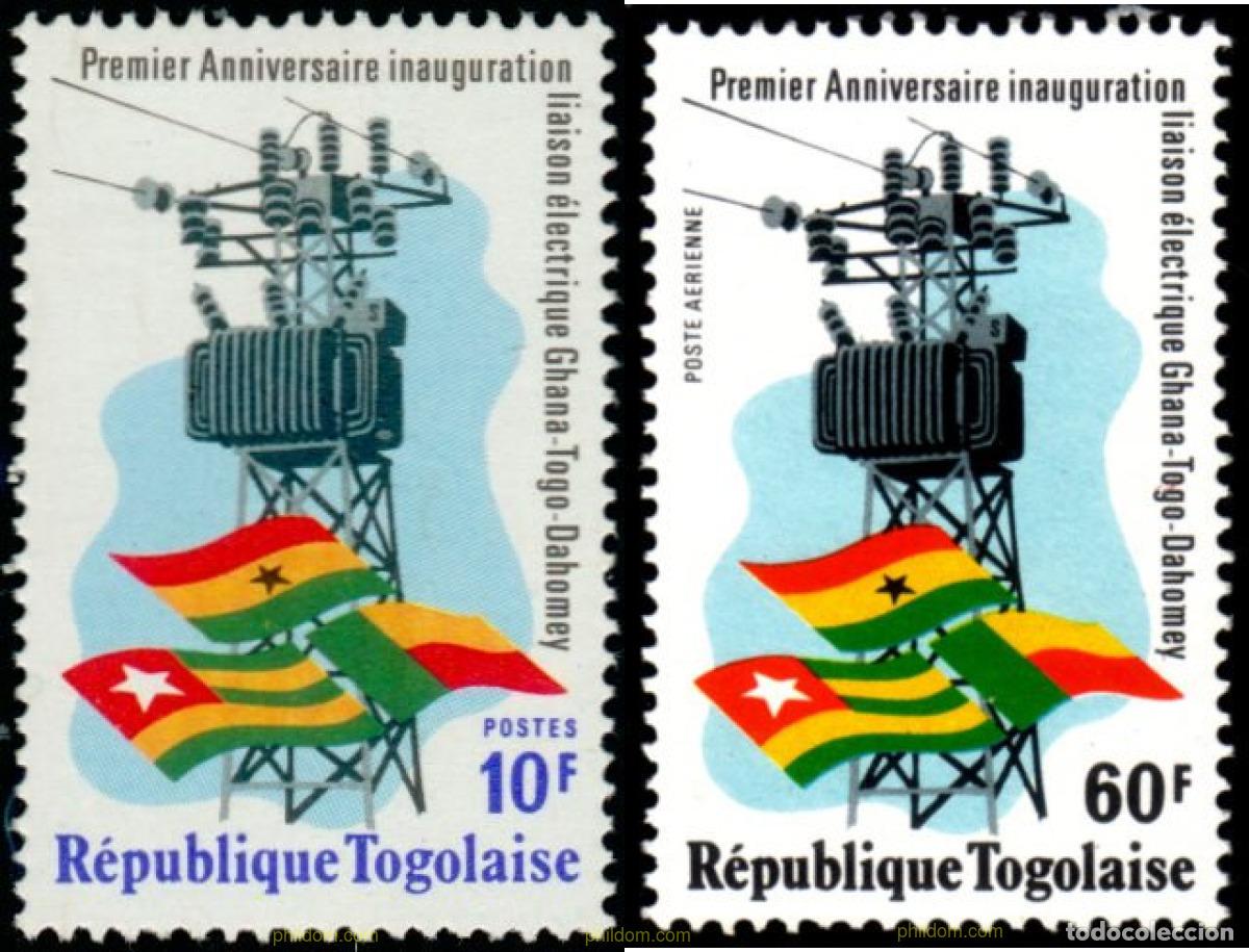 Sellos: 192252 MNH TOGO 1976 ENERGIA ELECTRICA
