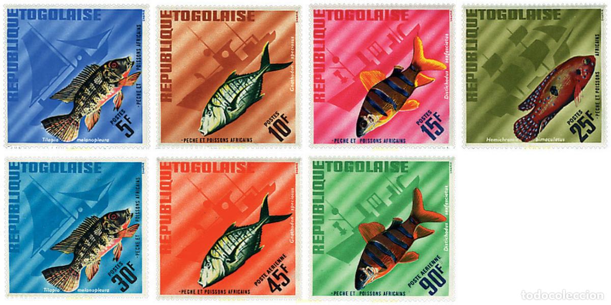 Sellos: 68209 MNH TOGO 1967 PECES