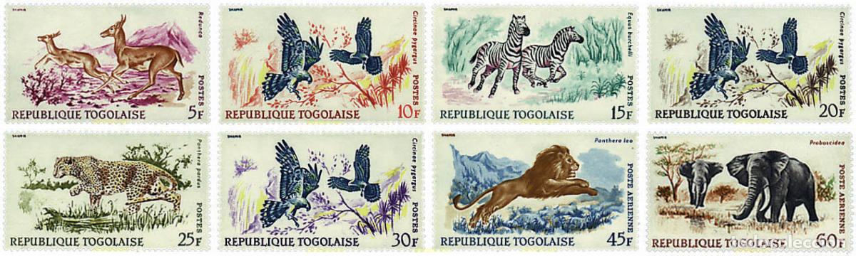 Sellos: 37026 MNH TOGO 1967 FAUNA