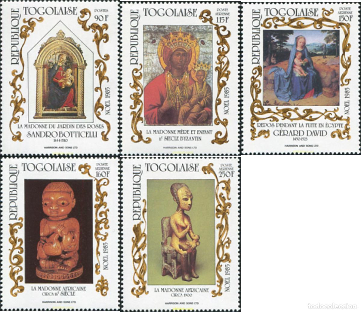 Sellos: 365613 MNH TOGO 1985 NAVIDAD