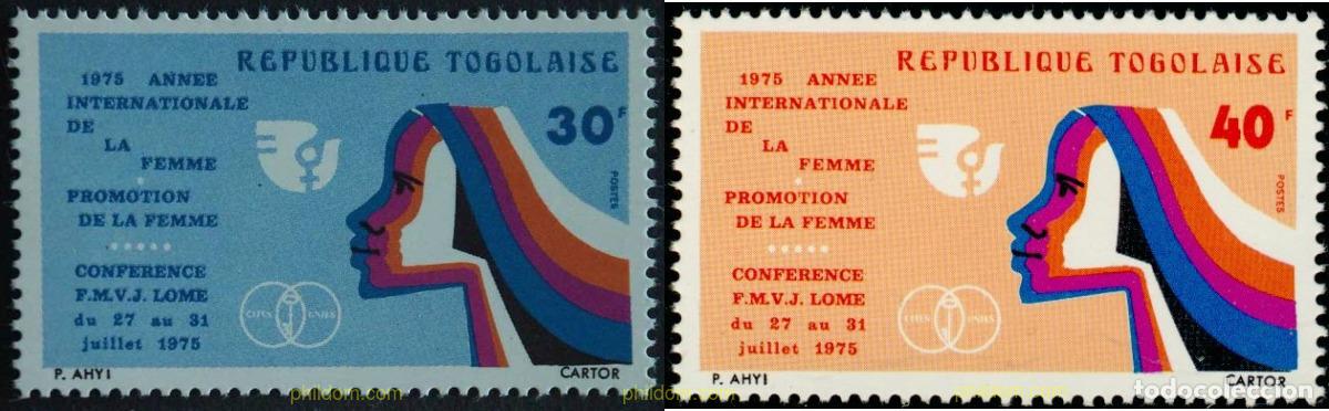 Sellos: 365563 MNH TOGO 1975 A&Ntilde;O INTERNACIONAL DE LA MUJER
