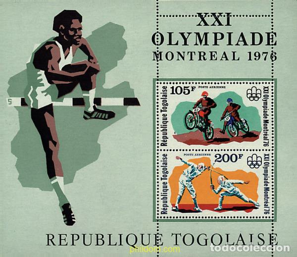 Sellos: 42361 MNH TOGO 1976 21 JUEGOS OLIMPICOS VERANO MONTREAL 1976