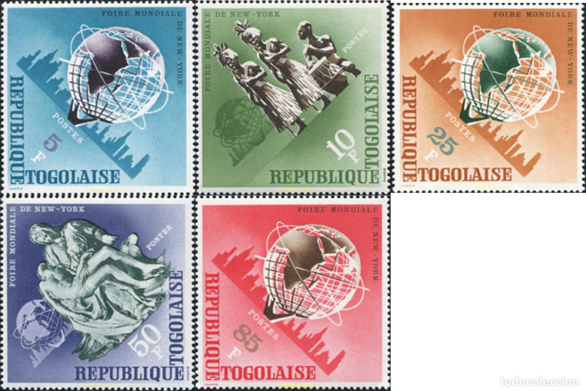 Sellos: 58886 MNH TOGO 1965 EXPOSICION INTERNACIONAL DE NUEVA YORK