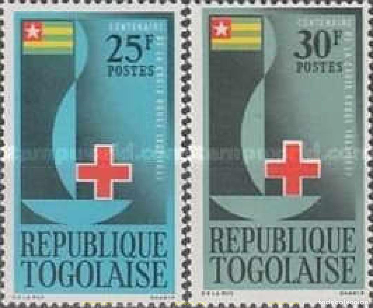 Sellos: 365520 MNH TOGO 1963 CENTENARIO DE LA CRUZ ROJA
