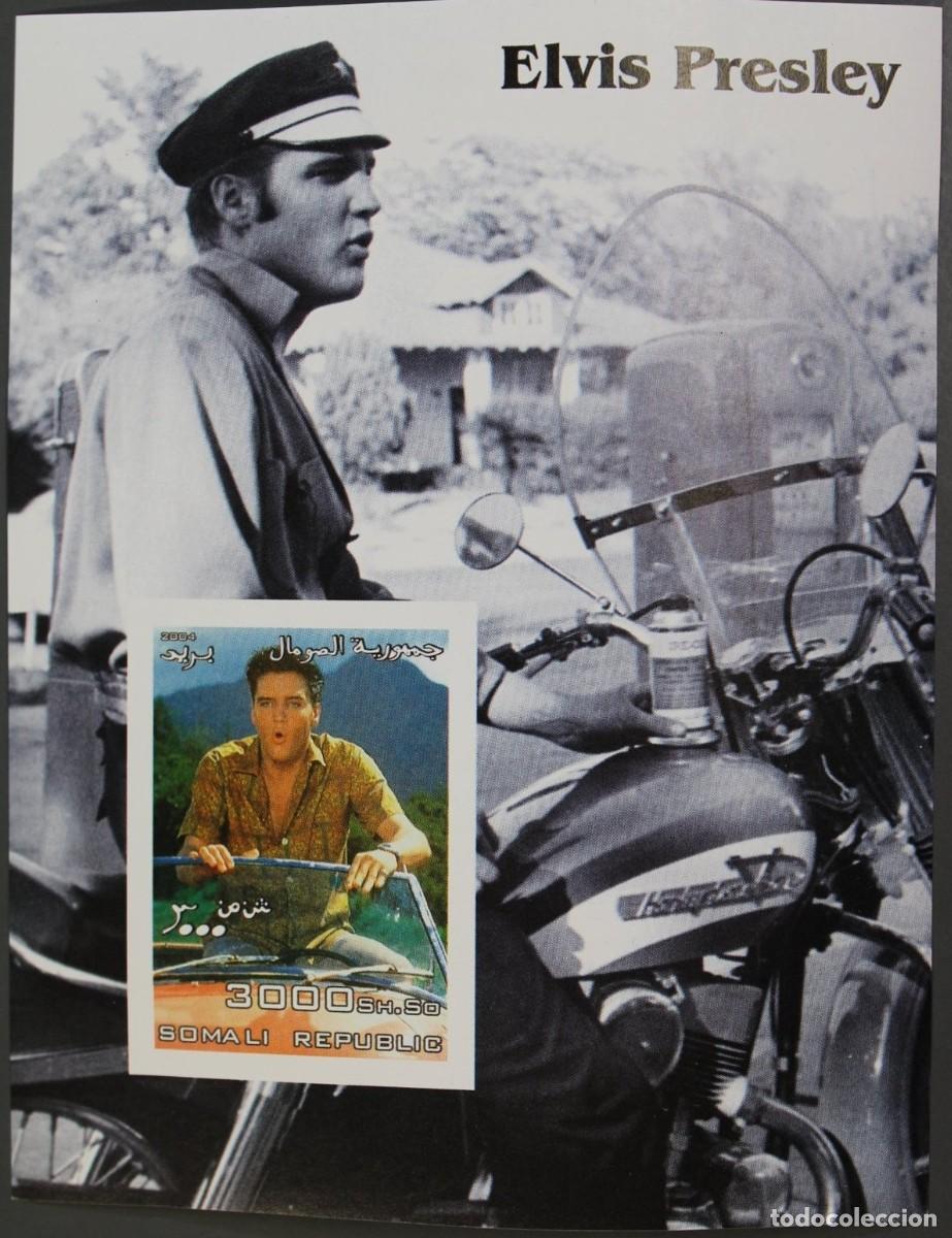 Sellos: SOMALIA 2004 SHEET MNH IMPERF ELVIS PRESLEY SINGERS MUSIC CANTANTES MUSICA ACTORES CINE CINEMA