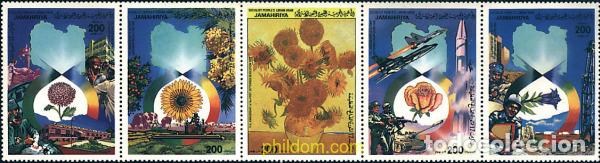 Sellos: 6791 MNH LIBIA 1986 17 ANIVERSARIO DE LA REVOLUCION DEL 1 DE SEPTIEMBRE